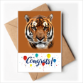 thumbnail image 1 of Tiger Body Stripe Meat Art Deco Fashion Wedding Cards Congratulations Greeting Envelopes, 1 of 3