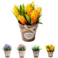 thumbnail image 2 of Coofit Artificial Flower Simulated Lavender Fake Flower Fake Potted Plant for Home, 2 of 8