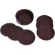 thumbnail image 4 of Posavasos para bebidas, posavasos de cuero para bebidas, juego de 1 con posavasos para mesa de madera, mesa de café, posavasos absorbentes para bebidas, posavasos fáciles de limpiar, regalos de i, 4 of 5