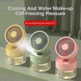 thumbnail image 4 of Cooling Appliances Portable Fan Air Humidifier 350ml Water Cooler Table Fan Usb Rechargeable Essential Oil Diffuser Night Light, 4 of 4