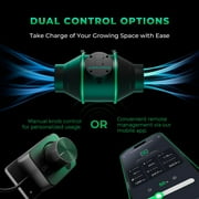 Mars Hydro FC-E3000 Complete Grow Tent Kits | 300W LED Grow Light+100x100x180cm Indoor Tent+4″ Ventilation System | 6“ Clip-on fan | for 2-4 Plants