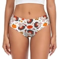 thumbnail image 1 of Fotbe Turkey And Thanksgiving2 Calzones Estampados para Mujer – Ropa Interior de Algodón, Cómoda, Suave y Elástica-X-Large, 1 of 6