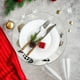 thumbnail image 4 of Mantel individual redondo de muñeco de nieve navideño | Decoración navideña | Mantel individual aislante y resistente al calor | Lino sintético | Redondo de 35,5 cm | Decoración para cenas navideñas, 4 of 5