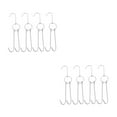 thumbnail image 4 of Worgeous 8 pcs BBQ Rib Hooks for Smoker Stainless Steel Meat Hook for Butchering Hanging hooks Kitchen Meat Hook Roast Hook Double Meat Hook, 4 of 8