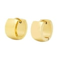 thumbnail image 3 of Huggie Wide Band Hoops, 3 of 4