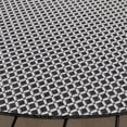 thumbnail image 4 of Safavieh Terrace Bayon Geometric Indoor/Outdoor Area Rug, Black/White, 6'7" x 6'7" Round, 4 of 15