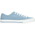 thumbnail image 3 of Hurley Womens Carrie Canvas Sneakers Low Top Lace Up Shoes Fashion Comfortable (Denim, 9), 3 of 6