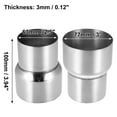 thumbnail image 3 of Unique Bargains 2.5" ID to 3" ID Stainless Steel Car Auto Universal Exhaust Pipe Adapter Reducer Connector, 3 of 7