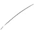 thumbnail image 3 of Motion Pro 05-0192 Black Vinyl Rear Hand Brake Cable, 3 of 3