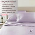 thumbnail image 4 of HC Collection 1500 Thread Count Egyptian Quality 2pc Set of Pillow Cases, Silky Soft & Wrinkle Free, King, Lavender, 4 of 7