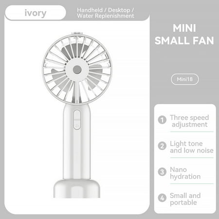 

portable fan cold wind outdoor Handheld Small Fan Hand Portable Lash Mini Spray Water