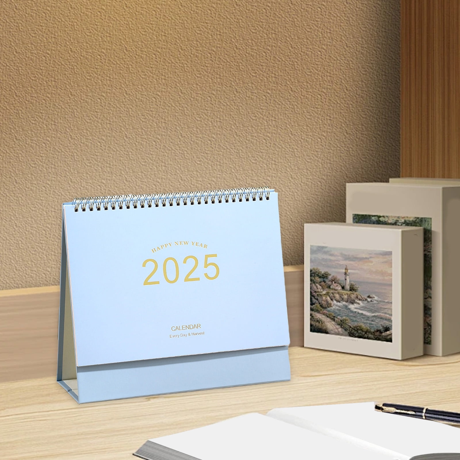 Calendrier De Bureau Vertical 2025 - 18 Mois (juillet 2025 à Décembre 2026), Format Carré 20,5x20,5 Cm, Papier épais, Pour Bureau, école, Maison - 8