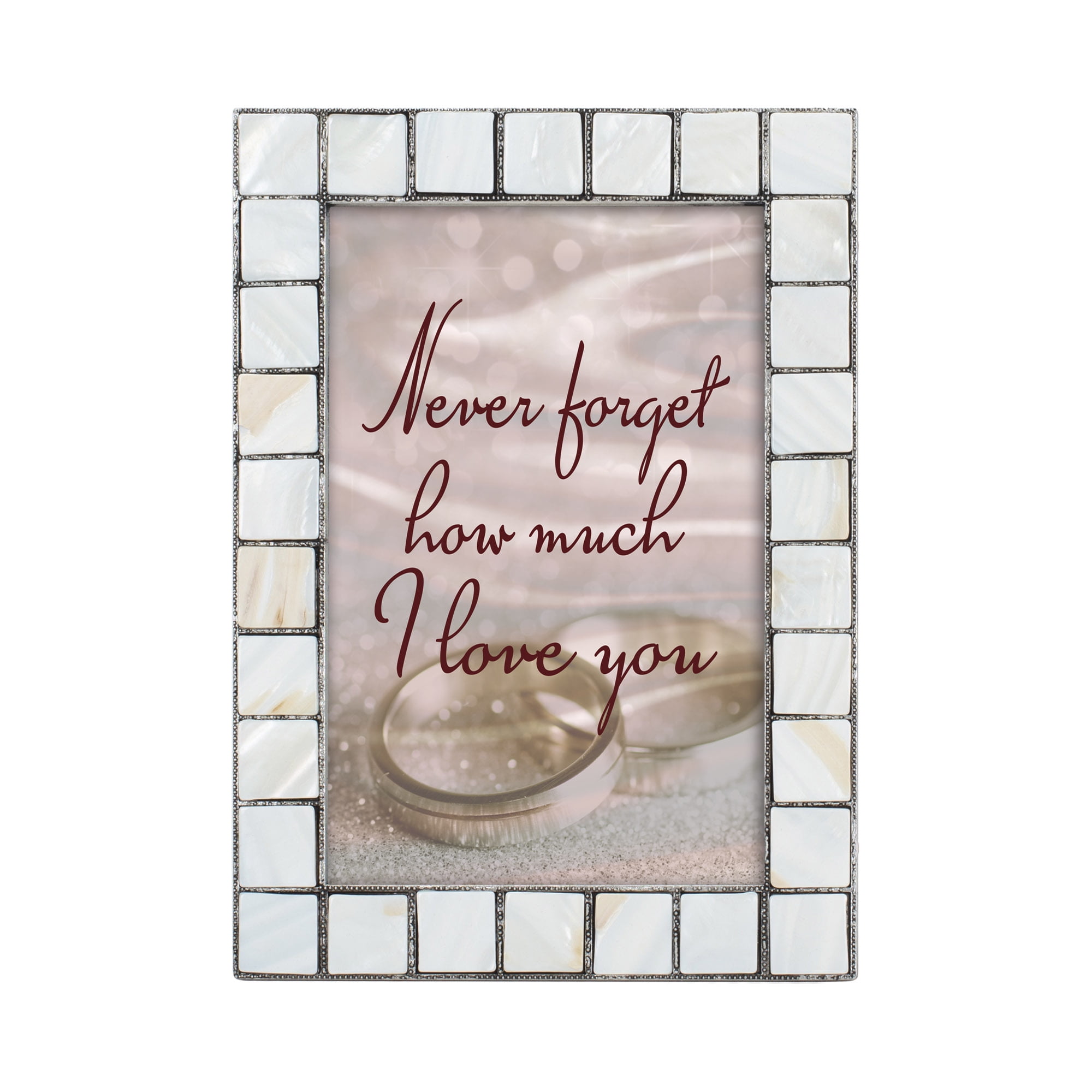 Daughter I Love You Amber 4 x 6 Mother Of Pearl Photo Frame Daughter I Love You Amber 4 x 6 Mother Of Pearl Photo Frame