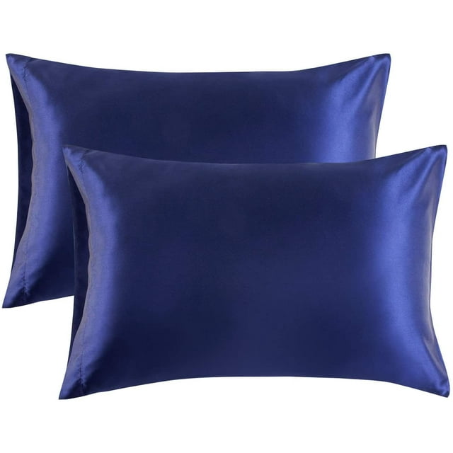 Funda de almohada de satén para el cabello y la piel, paquete de 2 - Fundas de almohada de tamaño estándar - Fundas de almohada de satén con cierre de sobre Xemadio LRWJ057-30