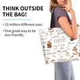 thumbnail image 2 of Fotbe Coffee Bolsa Tote Estética de Lona con Estampado para Mujer - Bolsa Reutilizable de Hombro Casual para Vacaciones, Compras, Trabajo y Gimnasio, 2 of 8