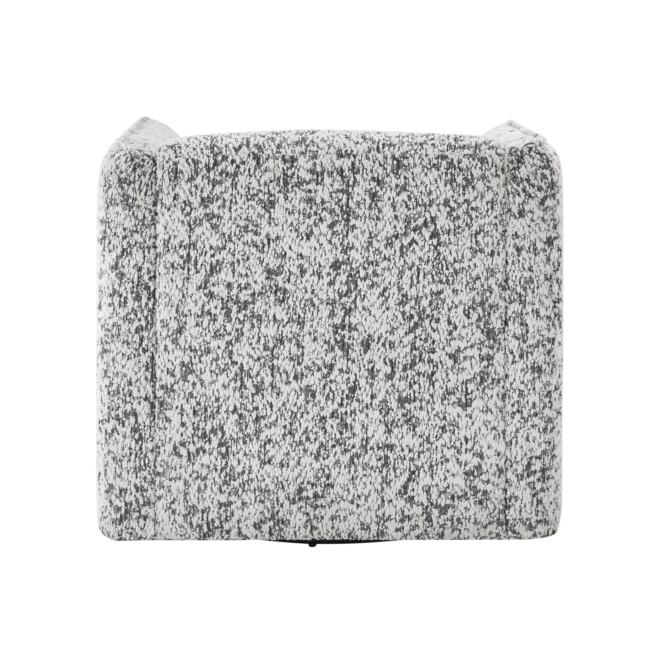 OakvillePark Dawnwillow Jacquard Swivel Chair with Lumbar Pillow, Gray