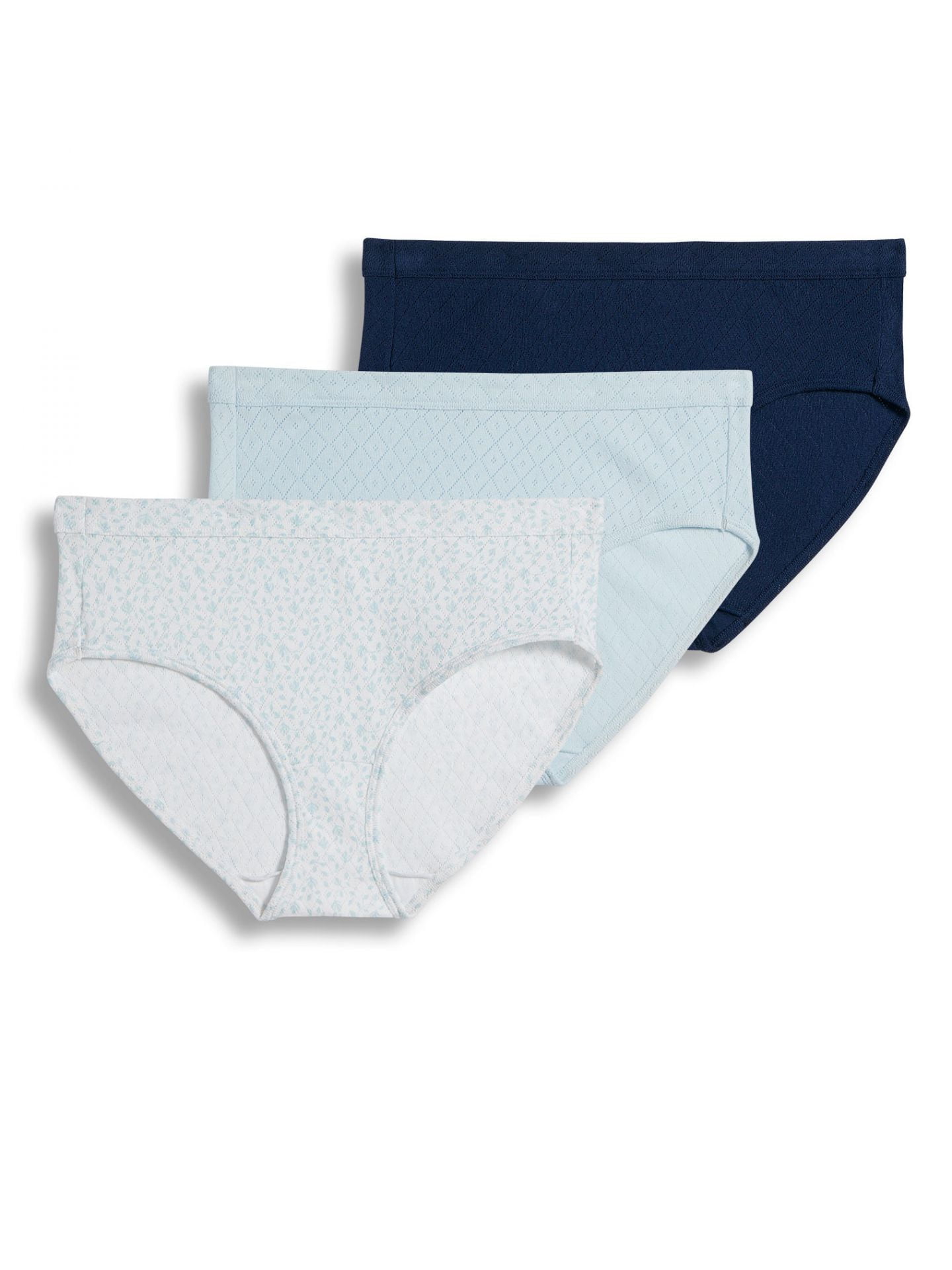 Jockey Women's Elance Breathe Classic Fit Hipster, Frothy Blue/Vine