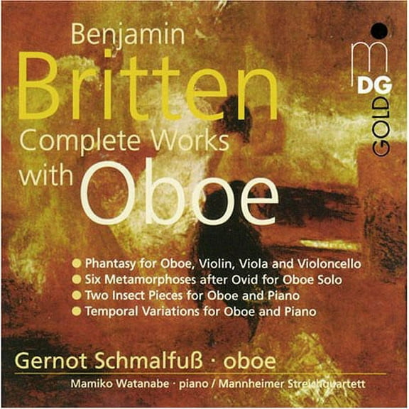 Gernot Schmalfuss - Complete Works for Oboe - Music & Performance - CD