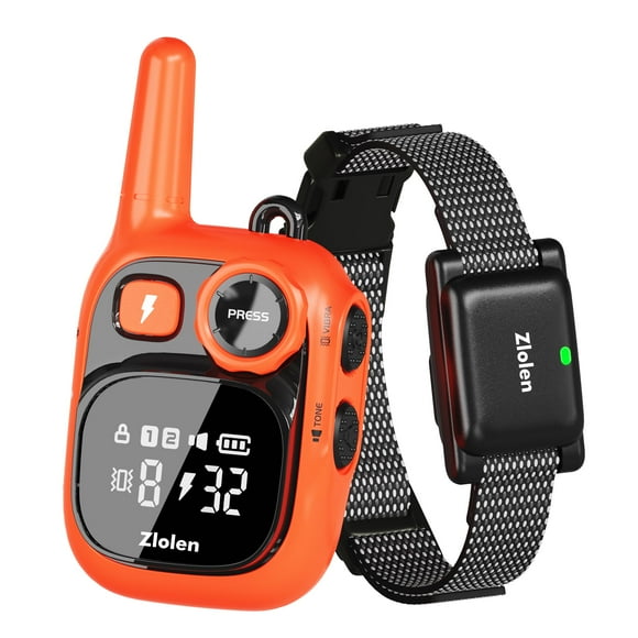 Zlolen Dog Training Collar - Shock Collar with Remote 4000Ft for Small Medium Large 5-120lbs, Rechargeable E Collar with 3 Adjustable Safe Modes - Electric Bark Collar with Remote