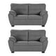thumbnail image 1 of Sala 2-2 TRINITY Monza 2 Piezas (Love Seat, Love Seat) Gris Noche Para Sala, 1 of 8