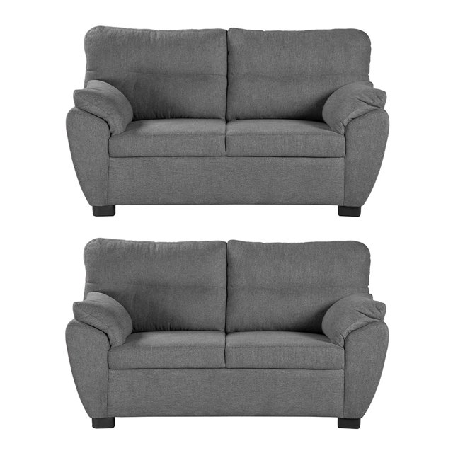 Sala 2-2 TRINITY Monza 2 Piezas (Love Seat, Love Seat) Gris Noche Para Sala