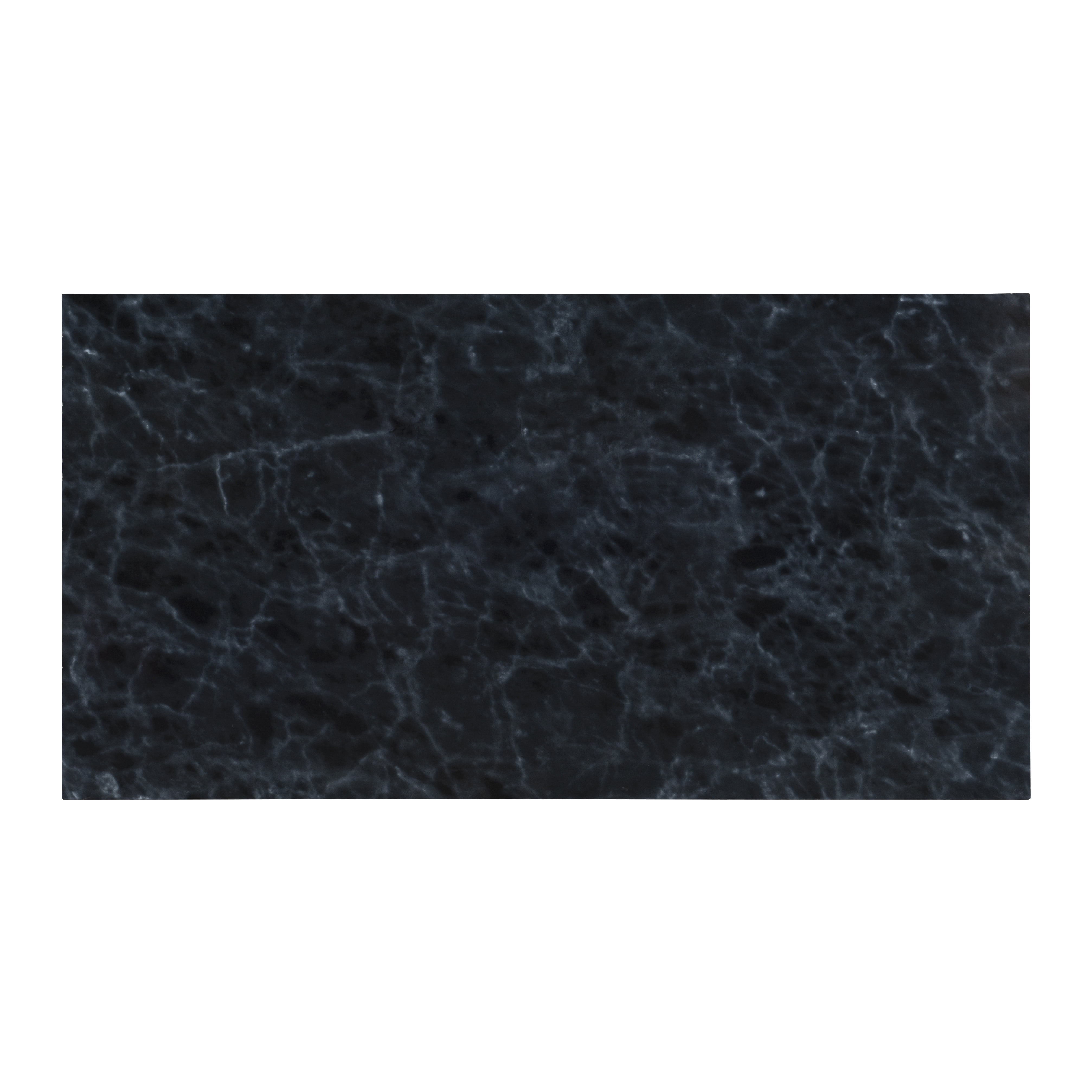 Linon Salene 3-Piece Tavern Set, Gray with Black Marble Top