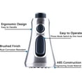 thumbnail image 4 of ORUYROP Pull Down Spray Head for Kitchen Faucet, 3-Function Sink Spray Nozzle with 10 Adapters, Faucet Head Replacement Compatible with Moen, American Standard, Delta, Kohler Faucets, Brushed, 4 of 6