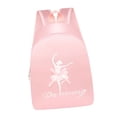 thumbnail image 1 of Mochila de ballet, bolsa portátil para bailarinas, ideal para viajes deportivos de baile. rosa, 1 of 9