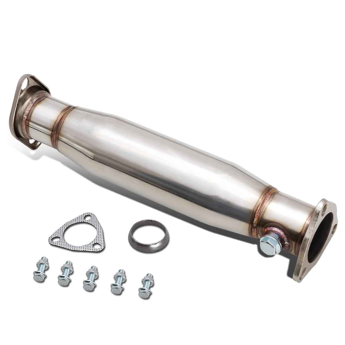 DNA MOTORING HFC-HC01EX HFCHC01EX Stainless Steel Exhaust Performance Pipe 