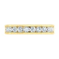 thumbnail image 3 of 3/4 Carat Diamond Wedding Band Ring in 14K Yellow Gold (Ring Size 4.75) (SI1-SI2 Clarity), 3 of 4
