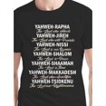 thumbnail image 1 of Men's Inspirational Quotes T-Shirt Casual Round Neck, Short Sleeve, Breathable Fabric, Regular Fit, Summer Tee, Black with Golden Scripture Print, 1 of 7