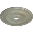 thumbnail image 3 of Ekena Millwork 26 1/2"OD x 3 5/8"ID x 1 1/2"P Jefferson Ceiling Medallion (Fits Canopies up to 5"), Hand-Painted Flash Gold, 3 of 6