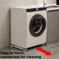 thumbnail image 2 of Appliance Rollers Heavy Duty,Max 32in,Second Generation Extendable Appliance Rollers Mobile Washing Machine Base Easily Move Washing Machines, Dryers, Refrigerators, Furniture (White), 2 of 6