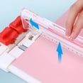 thumbnail image 3 of Yazoeia 4 in 1 Paper Cutter,Mini Paper Cutter,Multifunctional Paper Trimmer with 4 Types of Blades for Cutting Paper, Photos,Scrapbook,Card,Blue CJC912-143034, 3 of 6