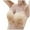 Beige, variant on Women’s Bras Women's Wireless Seamless Matte Mini Rib Bra Light Pink 44