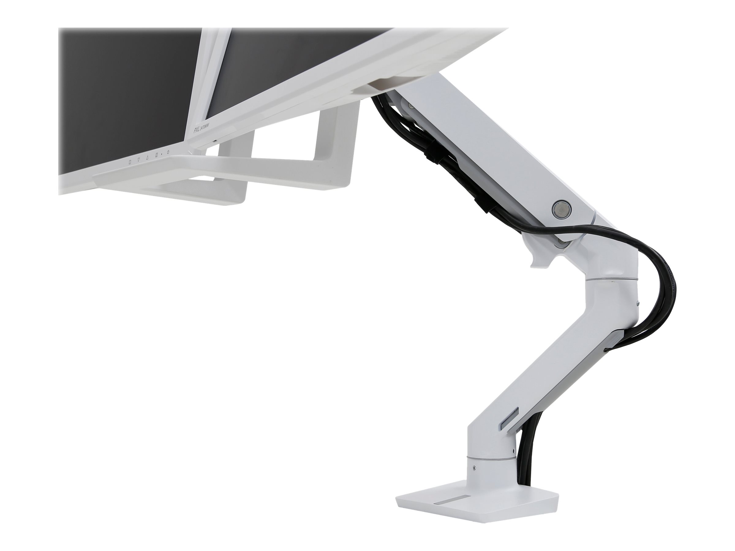 Ergotron 45-476-216 HX Desk Dual Monitor Arm Mounting Kit, Bright White - image 5 of 10