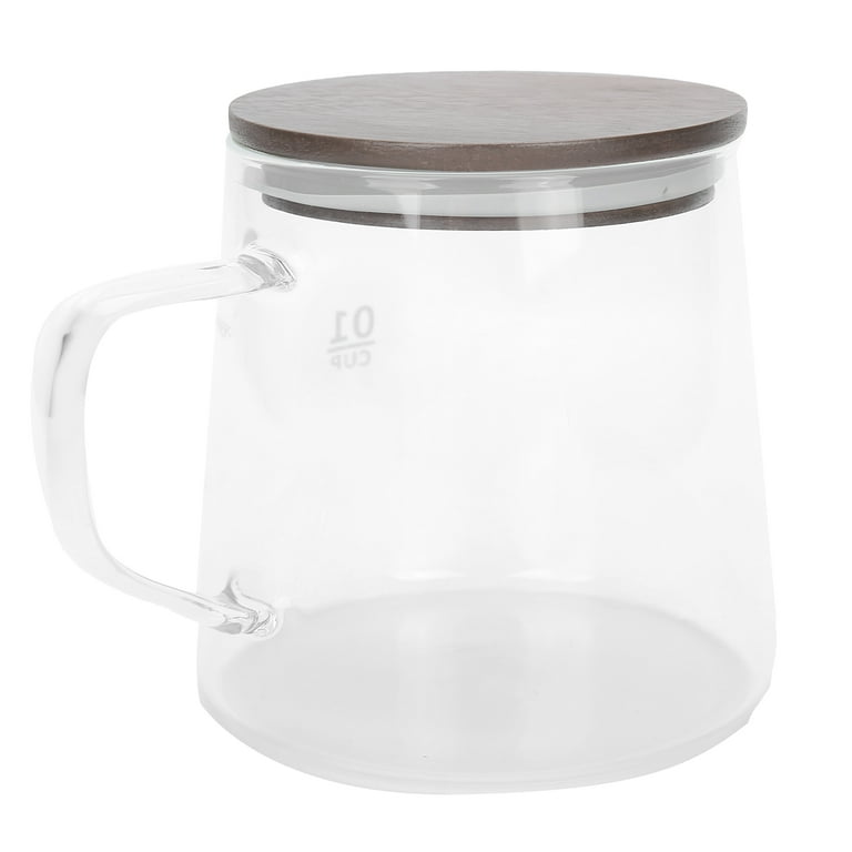 Kyoffiie Self Stirring Coffee Mug with Handle 400ml Electric Stirring Mug 7000rpm High-Speed Self Mixing Mug Glass Self Stirring Cup Portable