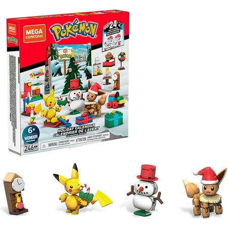 Mega Construx Pokemon Holiday Calendar Advent Calendar Building Set