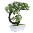 thumbnail image 1 of 3 unids simulación planta verde bonsai home planta ornamento artificial bonsai decoración, 1 of 6