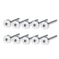 thumbnail image 1 of 10Pairs 1/8In Invisible Cable Railing Kit Swage Tensioner and Stud End T316 Stainless Steel for 2In, 1 of 5