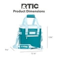 thumbnail image 3 of RTIC 20 Can Ultra-Tough Soft Cooler, Leakproof Cooler, Waterproof Zipper, Deep Harbor, 3 of 8