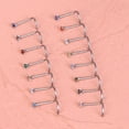 thumbnail image 4 of Sonducket Girls Nose Studs Decorations Young Girls Dressing Facial Body Ornament Simple Decor Stainless Style Steel Gift Type6 NO6, 4 of 6