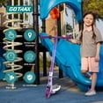 thumbnail image 2 of GOTRAX Scout light-up kids’ electric scooter for ages 4–7, 80w motor, 6 mph, colorful led front wheel & deck, lightweight,Pink, 2 of 10