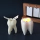 thumbnail image 5 of Vela de aromaterapia natural Runskmd para dentaduras postizas, modelo de diente grande, regalo creativo de cumpleaños oral con adornos de mano., 5 of 8