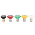 thumbnail image 1 of 5PCS High Pressure Washer Spray Nozzle 1/4in Quick Connect 5 Colors 5 Angles for Karcher K025#, 1 of 4