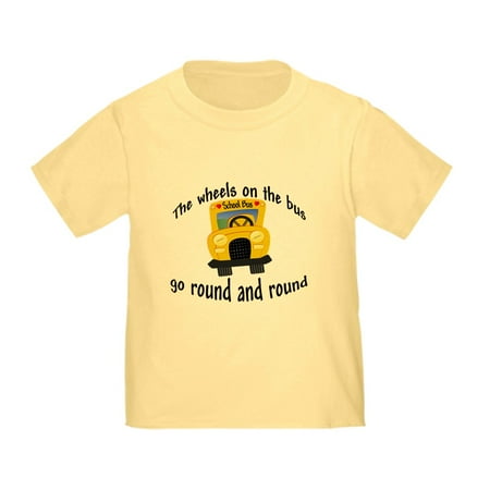 

CafePress - The Wheels On The Bus Baby/Toddler T Shirt - Cute Toddler T-Shirt 100% Cotton
