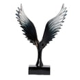 thumbnail image 2 of Tongina Abstract Sculpture Wing Statue Minimalist Collectible Figurines Spreading Wing Figurine for Office Bookshelf Home Porch Decor Gray, 2 of 6