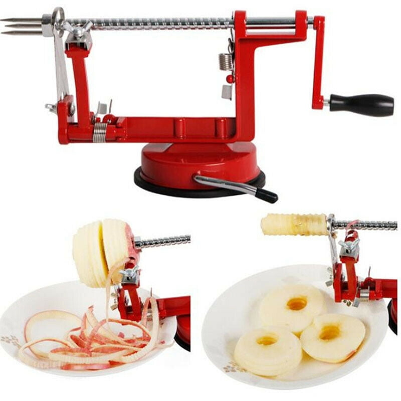 Details about   3 In 1 Apple Pear Peeler Skinning Slicer Potato Cutter Quickly Fruit Dicer Corer 