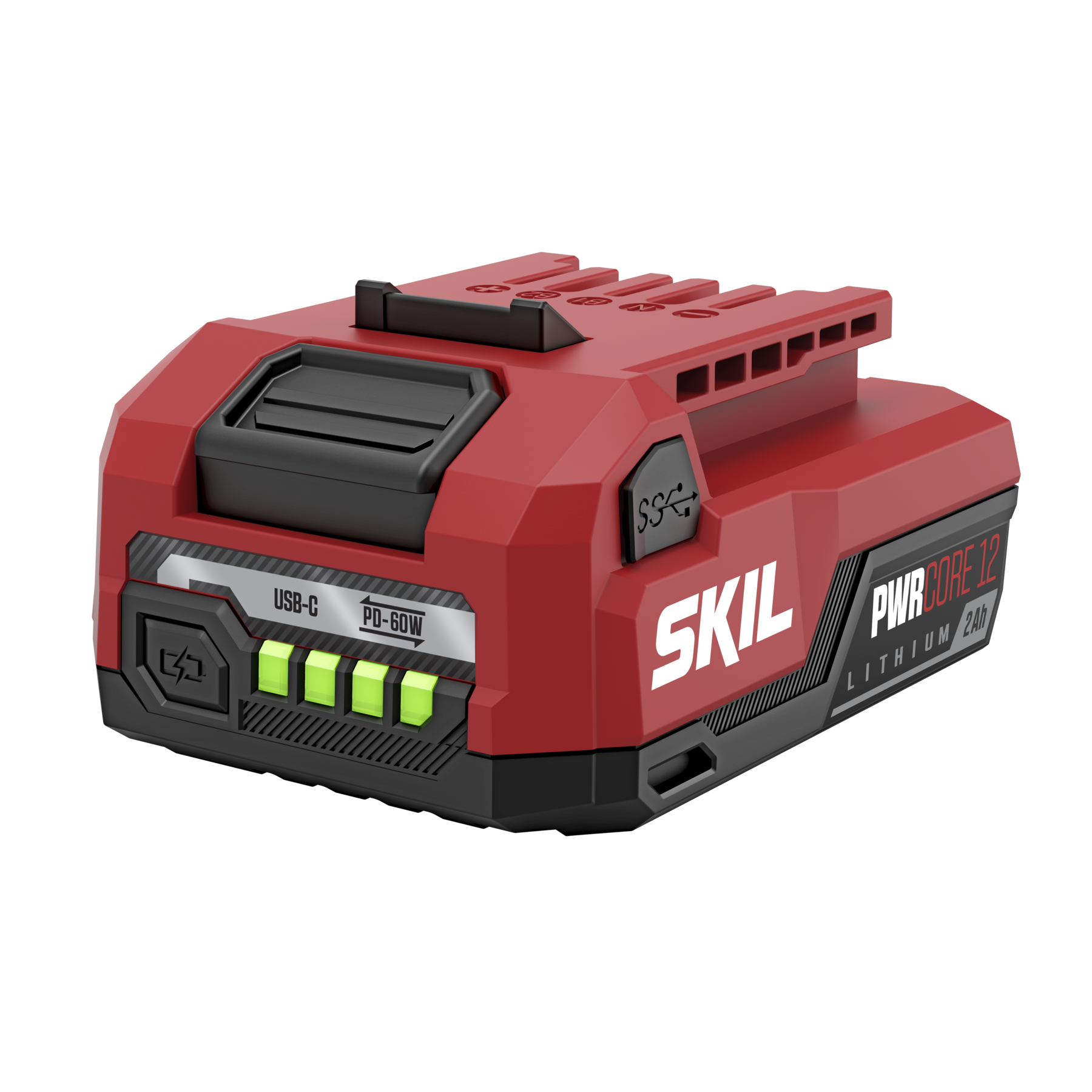SKIL PWR CORE 12V Brushless 1/2 In. Compact Variable Speed Drill Driver & 1/4 In. Hex Compact 3-Speed Impact Driver Kit, Includes 2.0Ah Battery and 20W USB-C Charger - CB8429A-11