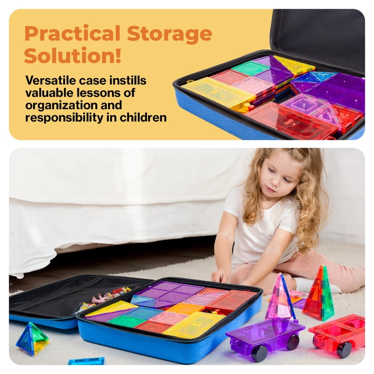 PicassoTiles Toy Carry Case Storage Box Organizer Portable Travel